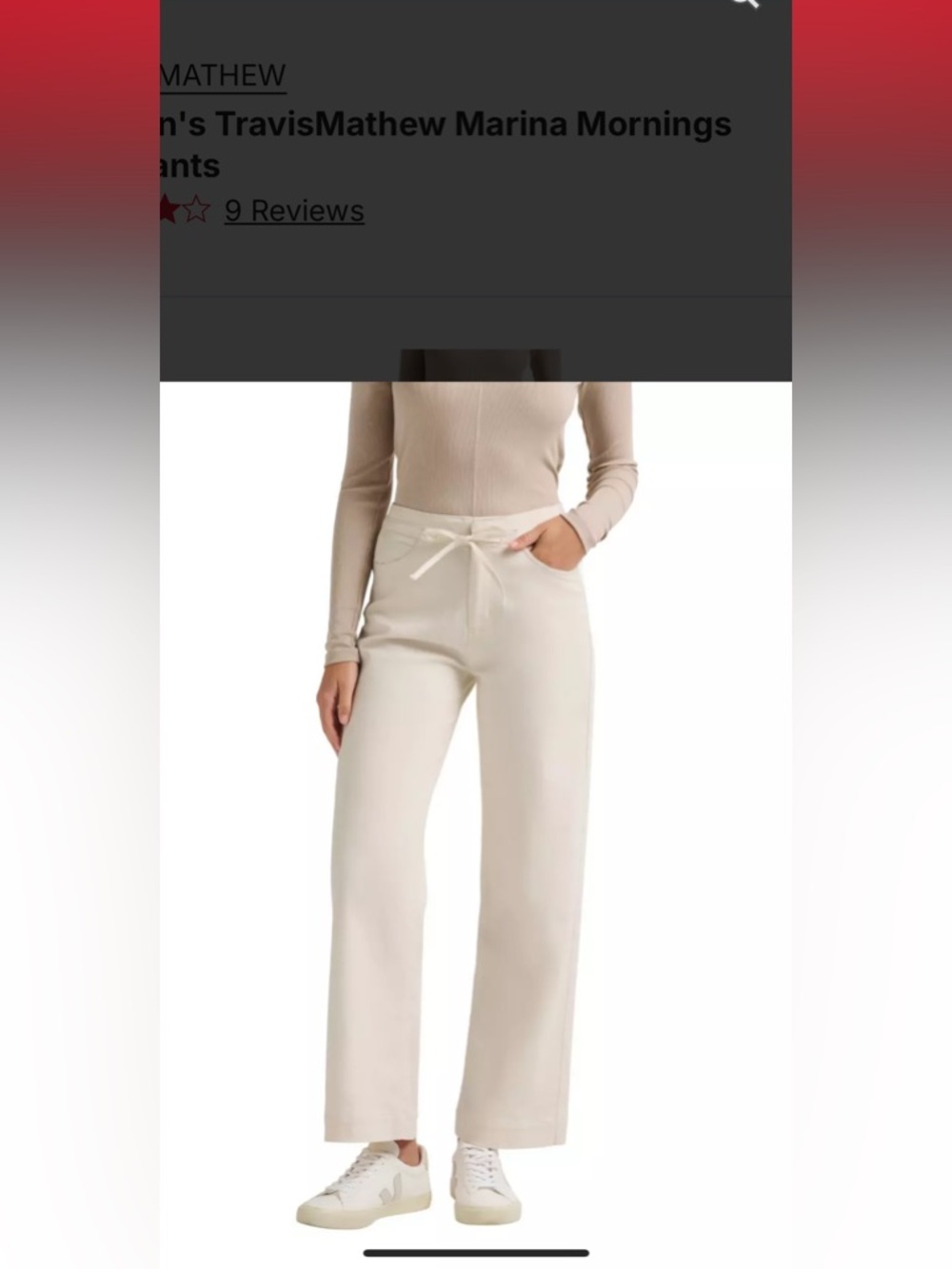 Travis Mathew Marina Mornings Golf Drawstring Pants